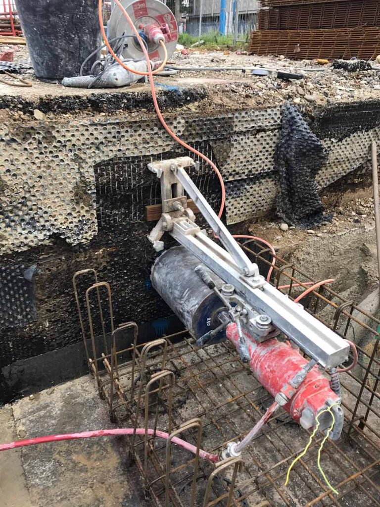 Bušenje betona u građevinskoj industriji